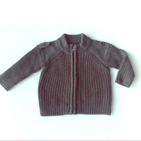 Baby gap front zip sweater - Picture 1 of 4